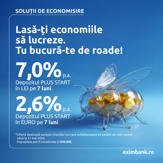 Depozit plus start lei si euro 2 50