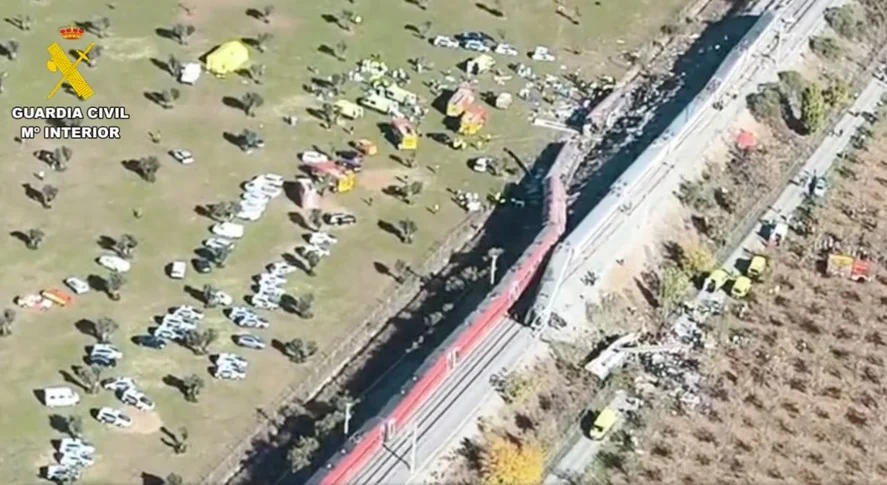 Accident tren spania